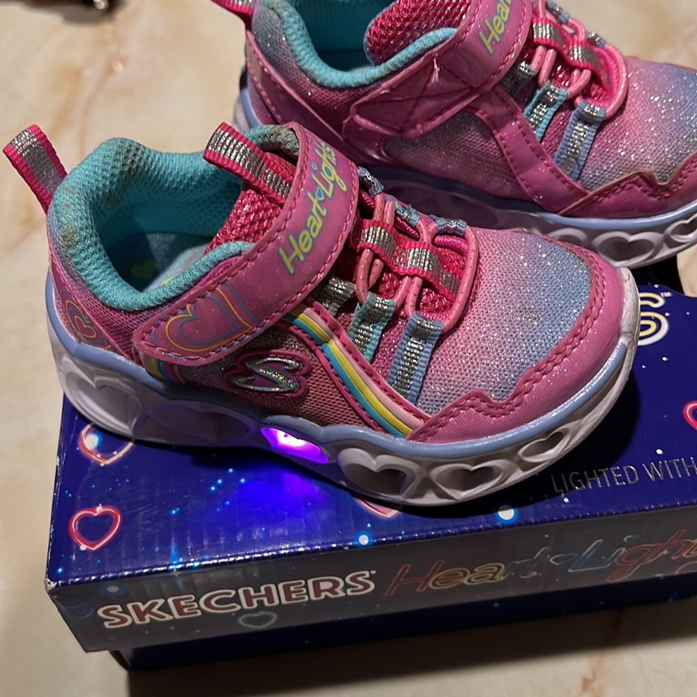 Skechers Heart Light Up Shose